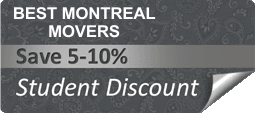Montreal Student moving discount